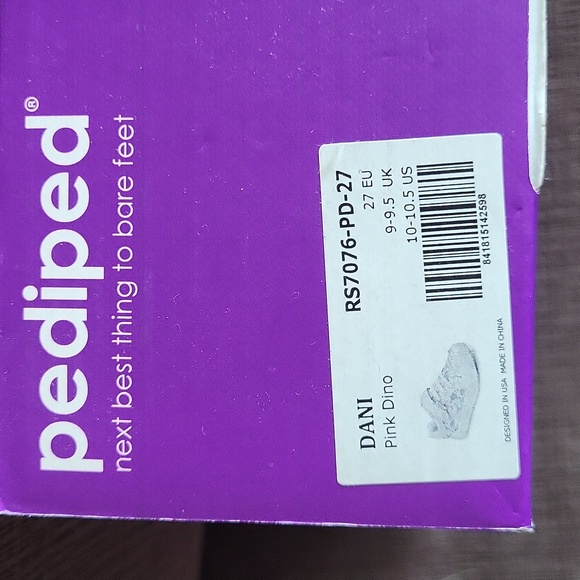 Pediped Pink Dino shoes size 10-10.5 US - Picture 7 of 7